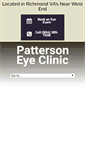 Mobile Screenshot of pattersoneyeclinic.com